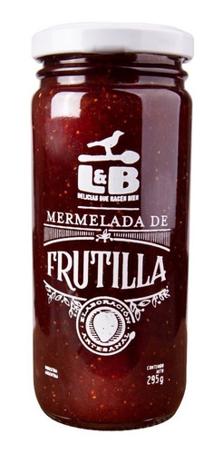 Mermelada Lyb Frutilla 295 Gr Pack X 12 100% Natural