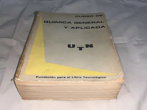 Curso De Quimica General Y Aplicada - U. T. N. (Usado)