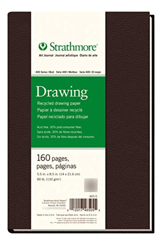 Sketchbook Strathmore 465-5 Diario De Arte Reciclado De Tapa