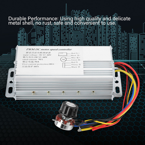 Controlador De Velocidad De Motor Dc 12-60v 70a Pwm Drive