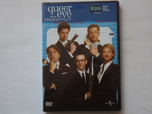 Box Dvd Queer For The Eye Straith Guy 1ª Temporada - Lacrado