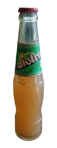 Antigua Botella Refresco Diefrut Pomelo, De Crush,llena