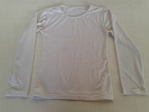 Remera Blanca De Algodon Talle S