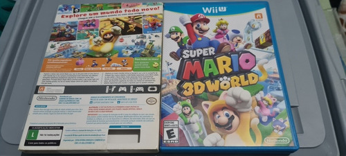 Super Mario 3d World Wii U Com Luva (Usado)