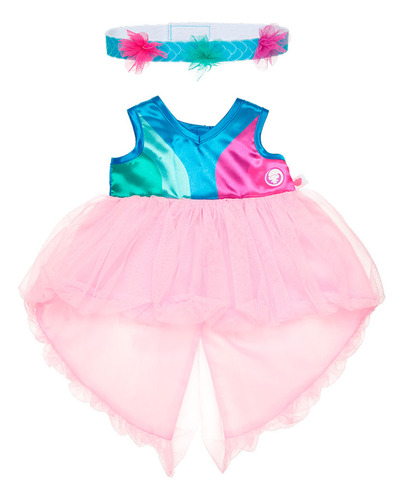 Vestido Tul Poppy Trolls Build-a-bear