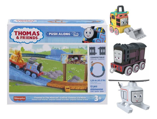 Tren Thomas & Friends Track Set Push Along - Fisher Price