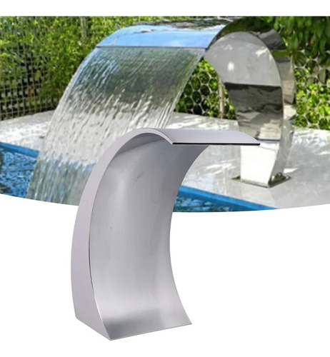 Accesorio Piscina Cascada De Acero Inoxidable Spa Verano