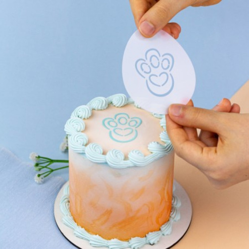 Mini Stencil Decorativo Bolo Confeitaria Pascoa Brilhante