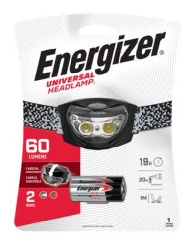 Energizer 60 Lumens Linterna Frontal / Cabeza / Manos Libres