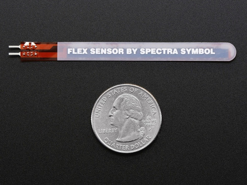 Imagen 3 de 3 de Sensor De Flexion Resistivo Corto, Flexo Sensor, Arduino Pic