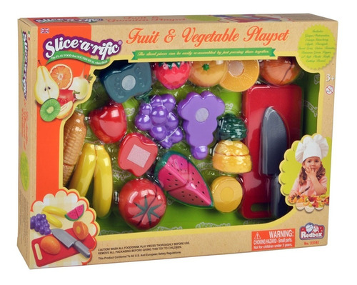 Slice-a-rific Set Frutas Y Vegetales De Juguete