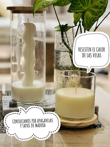 Imagen 3 de 9 de Florero De Vidrio Cilindro 9x35 Cm Decoracion Plantas