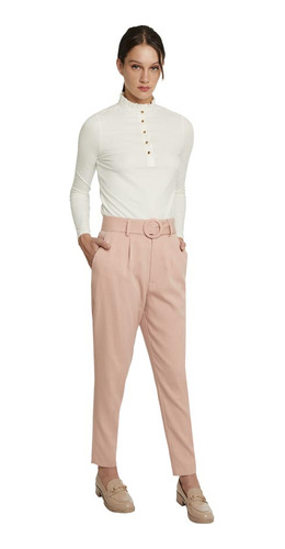 Pantalon De Vestir (formal)holly Land Rosa Para Dama E945