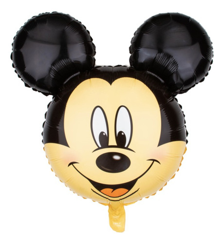 15globos Cabeza Mickey De 30 Centros Negro Globo Metalizado Mickey Mause