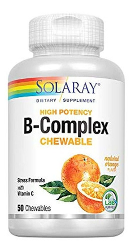 Vitamina B-complex 250mg Sabor Natural A Naranja