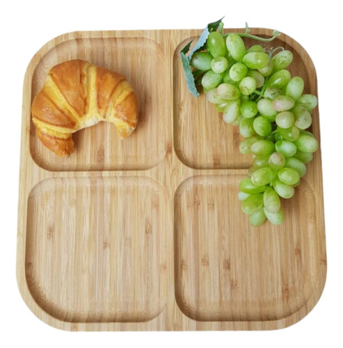 X2 Tabla Para Servir Aperitivos Y Picoteo Bambú Picnic