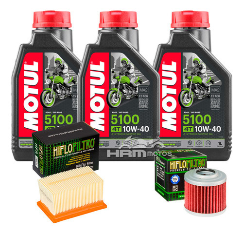 Combo Filtro Óleo E Ar, 3 Motul 5100 10w40 Bmw G650gs