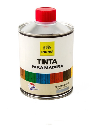 Tinta Para Madera Qumidal Color Caramelo 1/2 Litro