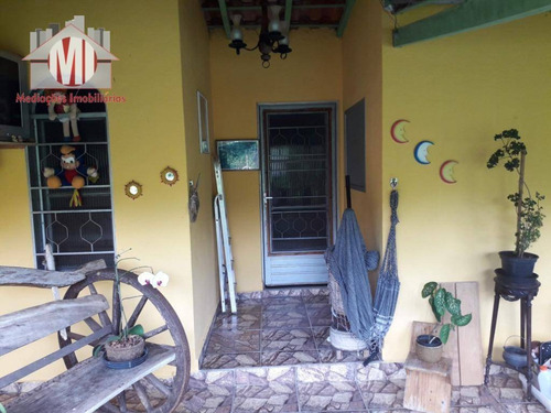 Chácara Com Escritura, 03 Dormitórios À Venda, 1750 M² Por R$ 450.000 - Rural - Socorro/sp - Ch0436