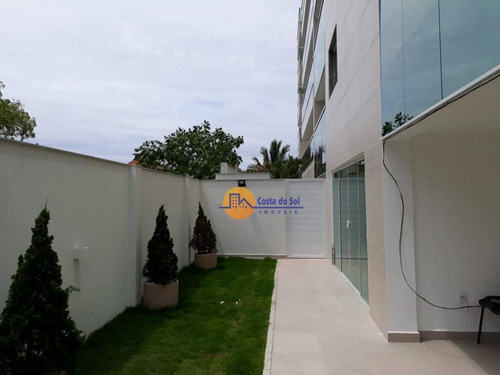 Lindo Apartamento Com 3 Dormitórios À Venda, 117 M² Por R$ 951.399 - Costazul - Rio Das Ostras/rj - Ap0290