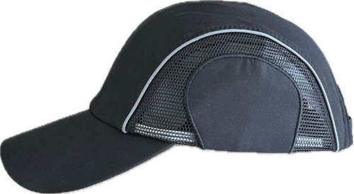 Gorra De Protección Negra Con Casquete Incluído