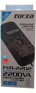 Estabilizador Forza Fvr 2202 8 Tomas 2200va/1100w