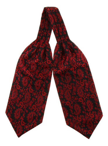 Pañuelo Hombre Jacquard Corbata Ascot Vintage Para Banquete