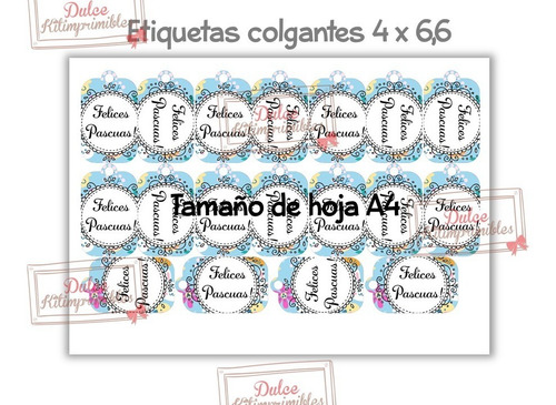Kit Imprimible Pascua Felices Pascuas Base Huevo Bolsita 05