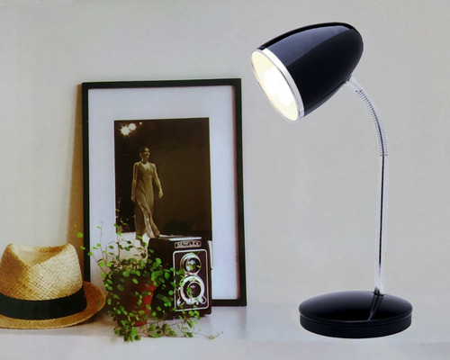Imagen 2 de 9 de Lampara De Escritorio Velador Led Flexible Moderno Oficina