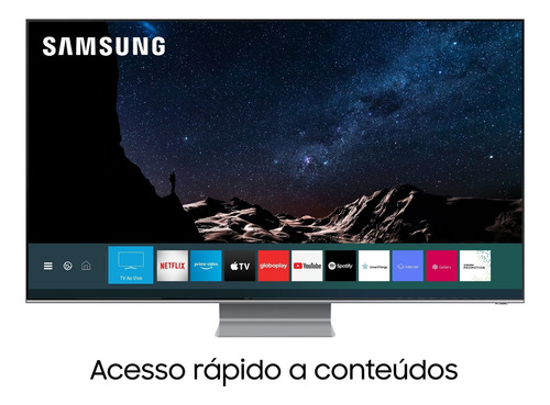 Imagem 2 de 12 de Samsung Smart Tv Qled 8k Q800t 65 , Processador Com Ia