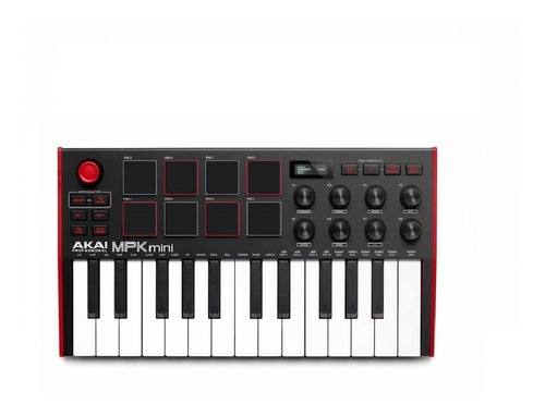 Akai Teclado Controlador Midi Mini Mpk3 Usb Pads Knobs Mpk3
