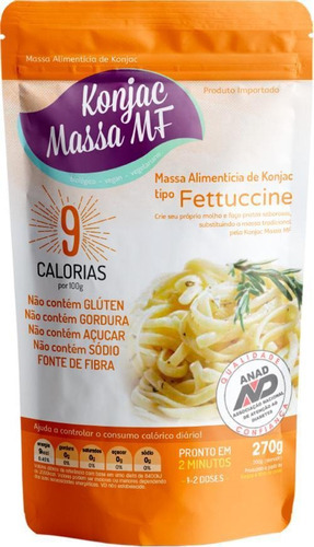 Kit 2x: Massa Konjac Tipo Fettuccine 270g