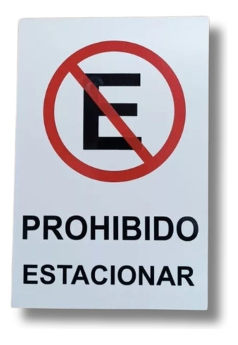 Cartel No Estacionar Prohibido Carteles Frente Al Porton