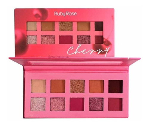 Paleta De Sombras Cherry Ruby Rose - g a $1067