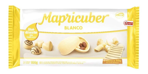 Chocolate Mapricuber Huevos Pascua Blanco 800g - Cc