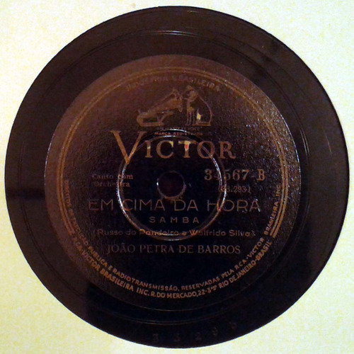 78 Rpm João Petra De Barros 1939 Selo Victor 34567