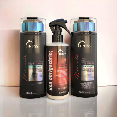 Miracle Shampoo Condicion 300ml+summer Miracle 260ml Truss