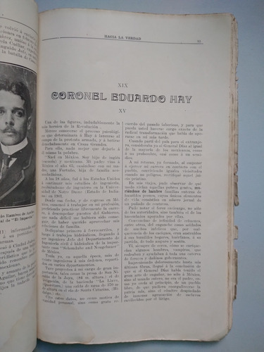 Hacia La Verdad 1911 Antiguo, Revolución Mexicana Historia (Usado)