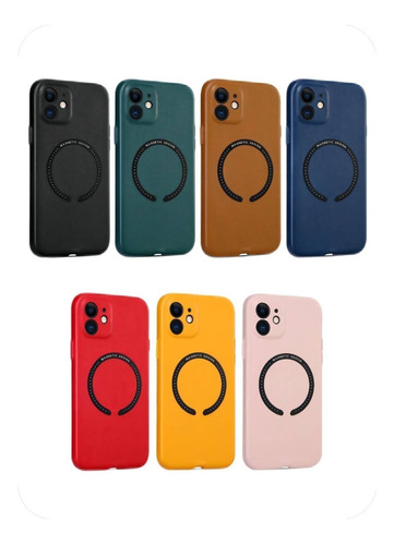 Funda Magnética De Cuero A Prueba De Caídas Para iPhone 13