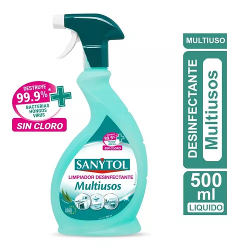 Sanytol Limpiador Desinfectante Multiusos 500ml Pack 2unidad