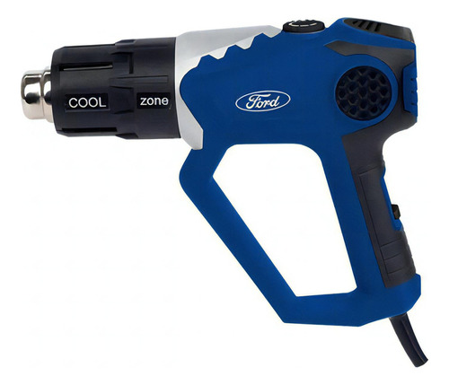 Pistola De Calor Ford 2000w Reg Temperatura 600º Agarre Frío Color Azul