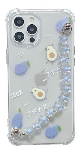Imagen 1 de 10 de Carcasa Transparente Protectora Con Pulsera Para Samsung