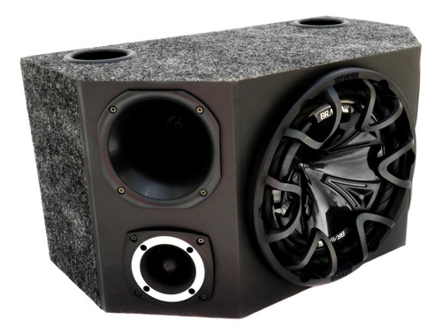 Caixa Som Completo Sub Bravox 12 Pol + Taramps Tl 1500