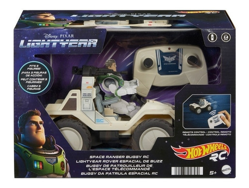 Hot Wheels Rc Lighyear Rover Espacial De Buzz Mattel Color Multicolor