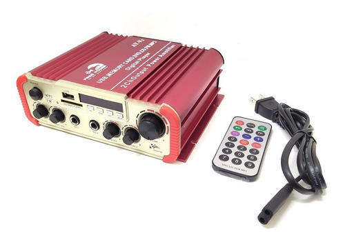 Amplificador Stereo 180w+180w, Karaokeo, Eco,usb,nuevo