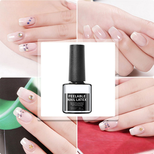 Barrera De Esmalte De Uñas De Látex Despegable Barrera De Es