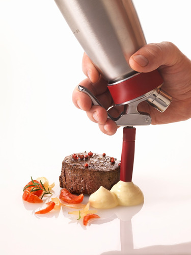 Imagen 5 de 10 de Cremera Isi Gourmet Whip Plus 0.5 Lt. + 10 Capsulas