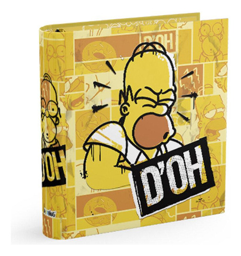 Carpeta Mooving 3x40mm Simpsons D'oh