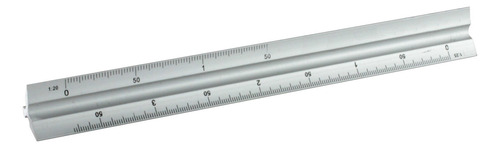 Escalímetro Aluminio Arquipunto 6 Esc.  Sin Logo 15cm