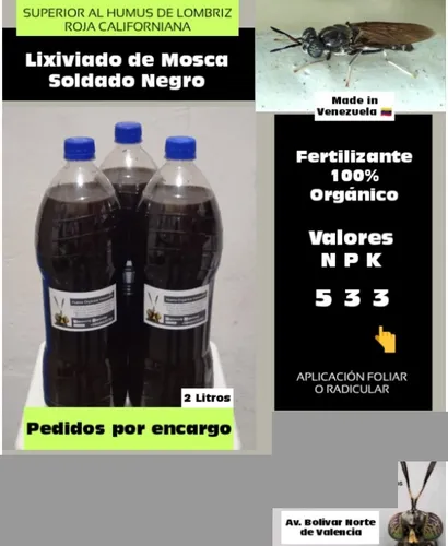 Humus De Mosca Soldado Negro